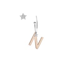 Boucles d'oreilles Comete Femme Costellation in Argent Zirconia ORA161
